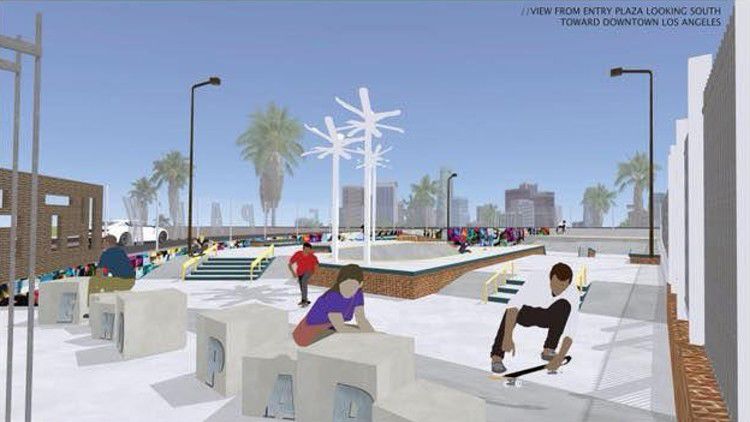 Echo Park Skate Park Rendering